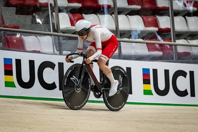 SIBIAK Nikola: UCI Track cycling, Rad, Radsport, Bahnrad, Bahn Nations Cup Konya 2025 SIBIAK Nikola ( POL ) Poland Querformat - quer - horizontal - Landscape - Event Veranstaltung: UCI Track Cycling Nations Cup 2025 - Category Kategorie: Cycling - Track Cycling Nations Cup - Elite Women - Location Ort: Asia - Turkey - Konya - Velodrom Konya - Discipline: Sprint - Distance: 200 m - Date Datum: 15.03.2025 Saturday Day 2 -