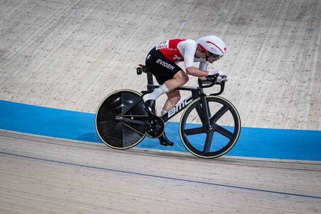CONSTANT Matteo: UCI Track cycling, Rad, Radsport, Bahnrad, Bahn Nations Cup Konya 2025 CONSTANT Matteo ( SUI ) Switzerland Querformat - quer - horizontal - Landscape - Event Veranstaltung: UCI Track Cycling Nations Cup 2025 - Category Kategorie: Cycling - Track Cycling Nations Cup - Elite Men - Location Ort: Asia - Turkey - Konya - Velodrom Konya - Discipline: Omnium - Distance: ... m - Date Datum: 15.03.2025 Saturday Day 2 -