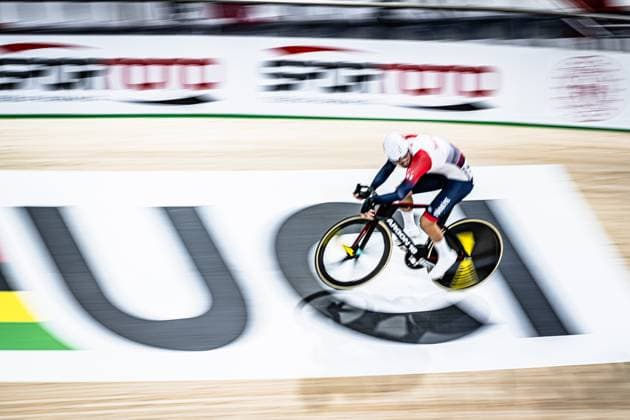 YILMAZ Ramazan: UCI Track cycling, Rad, Radsport, Bahnrad, Bahn Nations Cup Konya 2025 YILMAZ Ramazan ( TUR ) Turkey Querformat - quer - horizontal - Landscape - Event Veranstaltung: UCI Track Cycling Nations Cup 2025 - Category Kategorie: Cycling - Track Cycling Nations Cup - Elite Men - Location Ort: Asia - Turkey - Konya - Velodrom Konya - Discipline: Omnium - Distance: ... m - Date Datum: 15.03.2025 Saturday Day 2 -