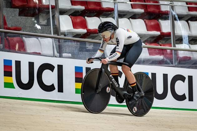 SCHNEIDER Clara: UCI Track cycling, Rad, Radsport, Bahnrad, Bahn Nations Cup Konya 2025 SCHNEIDER Clara ( GER ) Germany Querformat - quer - horizontal - Landscape - Event Veranstaltung: UCI Track Cycling Nations Cup 2025 - Category Kategorie: Cycling - Track Cycling Nations Cup - Elite Women - Location Ort: Asia - Turkey - Konya - Velodrom Konya - Discipline: Sprint - Distance: 200 m - Date Datum: 15.03.2025 Saturday Day 2 -