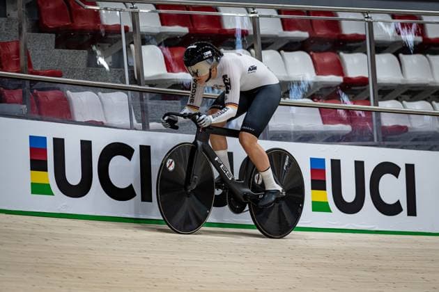 FRIEDRICH Lea Sophie: UCI Track cycling, Rad, Radsport, Bahnrad, Bahn Nations Cup Konya 2025 FRIEDRICH Lea Sophie ( GER ) Germany Querformat - quer - horizontal - Landscape - Event Veranstaltung: UCI Track Cycling Nations Cup 2025 - Category Kategorie: Cycling - Track Cycling Nations Cup - Elite Women - Location Ort: Asia - Turkey - Konya - Velodrom Konya - Discipline: Sprint - Distance: 200 m - Date Datum: 15.03.2025 Saturday Day 2 -