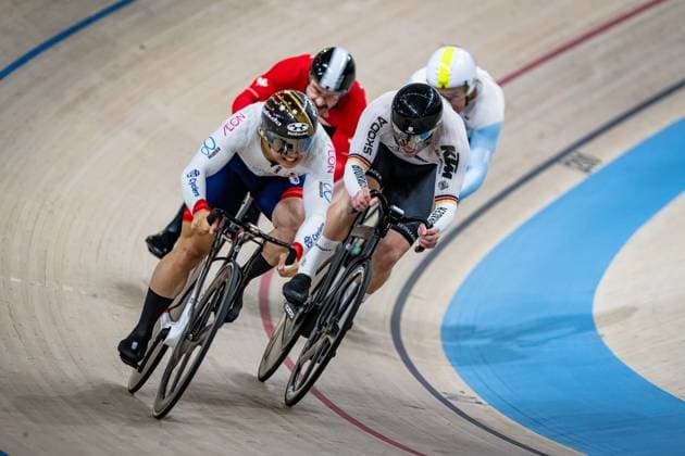 MARASAS Mateo Nicolas, BARBER Daniel, DODYK Ryan, DÖRNBACH Maximilian, NAKANO Shinji , KOOL Daan, DANYLCHUK Bohdan: UCI Track cycling, Rad, Radsport, Bahnrad, Bahn Nations Cup Konya 2025 MARASAS Mateo Nicolas ( ARG ) - Argentina - BARBER Daniel ( AUS ) - Australia - DODYK Ryan ( CAN ) - Canada - DÖRNBACH Maximilian ( GER ) - Germany - NAKANO Shinji ( JPN ) - Japan - KOOL Daan ( NED ) - Netherlands - DANYLCHUK Bohdan ( UKR ) Ukraine Querformat - quer - horizontal - Landscape - Event Veranstaltung: UCI Track Cycling Nations Cup 2025 - Category Kategorie: Cycling - Track Cycling Nations Cup - Elite Men - Location Ort: Asia - Turkey - Konya - Velodrom Konya - Discipline: Keirin - Distance: ... m - Date Datum: 15.03.2025 Saturday Day 2 -