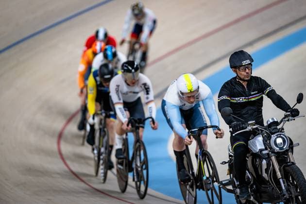 MARASAS Mateo Nicolas, BARBER Daniel, DODYK Ryan, DÖRNBACH Maximilian, NAKANO Shinji , KOOL Daan, DANYLCHUK Bohdan: UCI Track cycling, Rad, Radsport, Bahnrad, Bahn Nations Cup Konya 2025 MARASAS Mateo Nicolas ( ARG ) - Argentina - BARBER Daniel ( AUS ) - Australia - DODYK Ryan ( CAN ) - Canada - DÖRNBACH Maximilian ( GER ) - Germany - NAKANO Shinji ( JPN ) - Japan - KOOL Daan ( NED ) - Netherlands - DANYLCHUK Bohdan ( UKR ) Ukraine Querformat - quer - horizontal - Landscape - Event Veranstaltung: UCI Track Cycling Nations Cup 2025 - Category Kategorie: Cycling - Track Cycling Nations Cup - Elite Men - Location Ort: Asia - Turkey - Konya - Velodrom Konya - Discipline: Keirin - Distance: ... m - Date Datum: 15.03.2025 Saturday Day 2 -