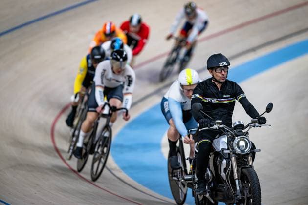 MARASAS Mateo Nicolas, BARBER Daniel, DODYK Ryan, DÖRNBACH Maximilian, NAKANO Shinji , KOOL Daan, DANYLCHUK Bohdan: UCI Track cycling, Rad, Radsport, Bahnrad, Bahn Nations Cup Konya 2025 MARASAS Mateo Nicolas ( ARG ) - Argentina - BARBER Daniel ( AUS ) - Australia - DODYK Ryan ( CAN ) - Canada - DÖRNBACH Maximilian ( GER ) - Germany - NAKANO Shinji ( JPN ) - Japan - KOOL Daan ( NED ) - Netherlands - DANYLCHUK Bohdan ( UKR ) Ukraine Querformat - quer - horizontal - Landscape - Event Veranstaltung: UCI Track Cycling Nations Cup 2025 - Category Kategorie: Cycling - Track Cycling Nations Cup - Elite Men - Location Ort: Asia - Turkey - Konya - Velodrom Konya - Discipline: Keirin - Distance: ... m - Date Datum: 15.03.2025 Saturday Day 2 -