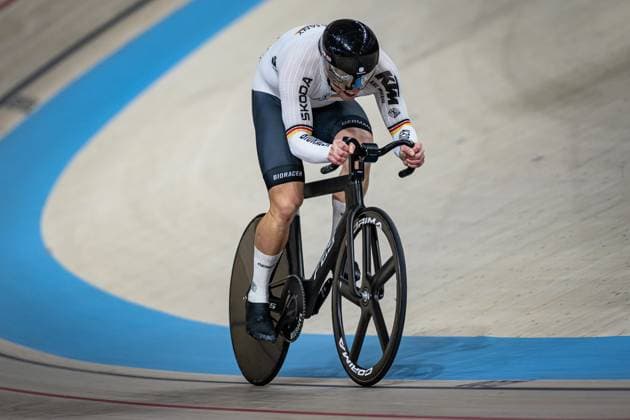DÖRNBACH Maximilian: UCI Track cycling, Rad, Radsport, Bahnrad, Bahn Nations Cup Konya 2025 DÖRNBACH Maximilian ( GER ) Germany Querformat - quer - horizontal - Landscape - Event Veranstaltung: UCI Track Cycling Nations Cup 2025 - Category Kategorie: Cycling - Track Cycling Nations Cup - Elite Men - Location Ort: Asia - Turkey - Konya - Velodrom Konya - Discipline: Keirin - Distance: ... m - Date Datum: 15.03.2025 Saturday Day 2 -
