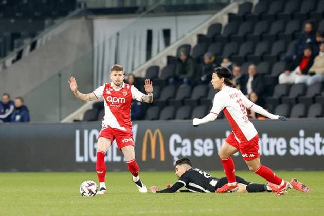 Angers SCO v AS Monaco - Ligue 1 McDonald s 2024 2025 12 CAIO HENRIQUE (asm) during the Ligue 1 McDonald s match between Angers and Monaco at Stade Raymond Kopa on March 15, 2025 in Angers, France. Angers France  Copyright: xFEPx 776296031