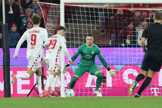 GER, 2.FBL, 1. FC Koeln vs. SV Darmstadt 98 15.03.2025, Rheinenergie Stadion, Koeln, GER, 2.FBL, 1. FC Koeln vs. SV Darmstadt 98, im Bild: 1:0 durch Jan Thielmann (FC Koeln 29),