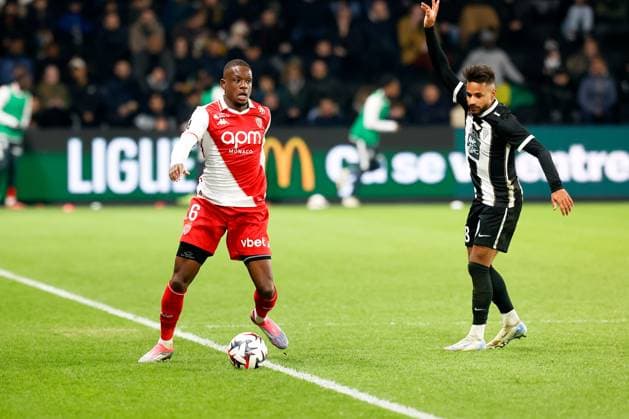 Angers SCO v AS Monaco - Ligue 1 McDonald s 2024 2025 36 Breel EMBOLO (asm) during the Ligue 1 McDonald s match between Angers and Monaco at Stade Raymond Kopa on March 15, 2025 in Angers, France. Angers France  Copyright: xFEPx 776296031