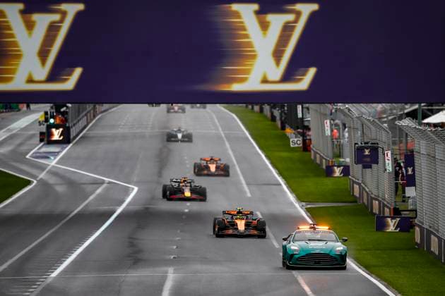 F1 - AUSTRALIAN GRAND PRIX 2025 FIA Aston Martin Vantage Safety Car during the Formula 1 Louis Vuitton Australian Grand Prix 2025, 1st round of the 2025 FIA Formula One World Championship, WM, Weltmeisterschaft from March 14 to 16, 2025 on the Albert Park Grand Prix Circuit, in Melbourne, Australia - MelbourneAustralia  Copyright: xJoaoxFilipex