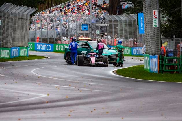 F1 - AUSTRALIAN GRAND PRIX 2025 FIA Aston Martin DBX707 Medical Car, 07 DOOHAN Jack (aus), Alpine F1 Team A525, action during the Formula 1 Louis Vuitton Australian Grand Prix 2025, 1st round of the 2025 FIA Formula One World Championship, WM, Weltmeisterschaft from March 14 to 16, 2025 on the Albert Park Grand Prix Circuit, in Melbourne, Australia - MelbourneAustralia  Copyright: xFLORENTxGOODENx