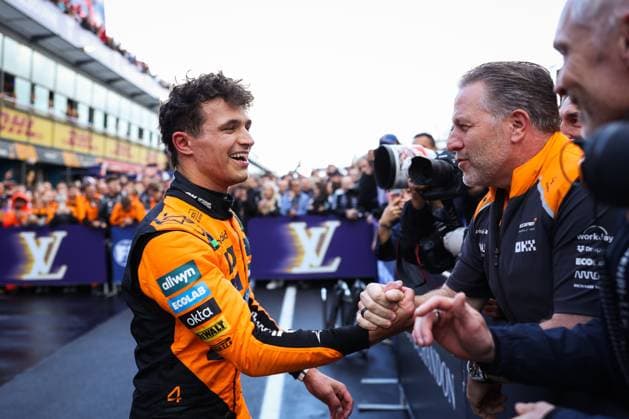 F1 - AUSTRALIAN GRAND PRIX 2025 NORRIS Lando (gbr), McLaren F1 Team MCL39, BROWN Zak (usa), CEO of of McLaren Racing, portrait during the Formula 1 Louis Vuitton Australian Grand Prix 2025, 1st round of the 2025 FIA Formula One World Championship, WM, Weltmeisterschaft from March 14 to 16, 2025 on the Albert Park Grand Prix Circuit, in Melbourne, Australia - MelbourneAustralia Copyright: xANTONINxVINCENTx