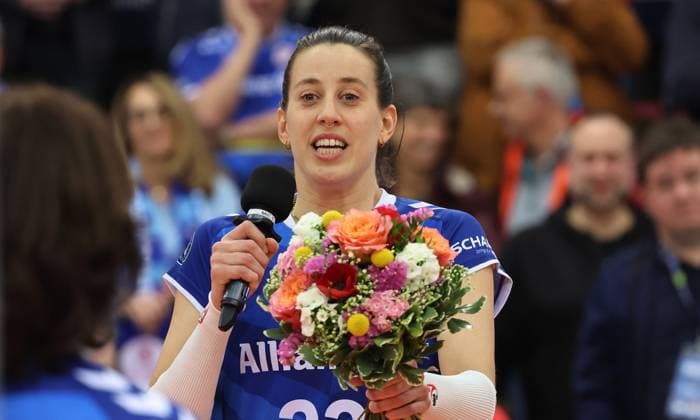 Stuttgart , Volleyball Bundesliga Frauen, Allianz MTV Stuttgart vs. USC Münster , , Maria Segura Palleres ( Stgt )