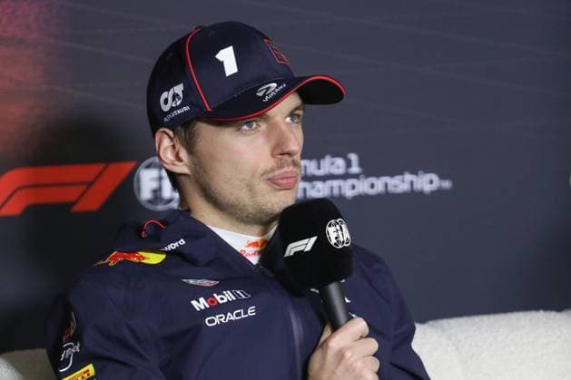 March 16, 2025: MAX VERSTAPPEN of Team Red Bull Racing during the Post Race press conference, PK, Pressekonferenz at the 2025 Australian Formula 1 Grand Prix on March 16, 2025 in Melbourne, VIC Australia - ZUMAa155 20250316_aaa_a155_004 Copyright: xChristopherxKhouryx