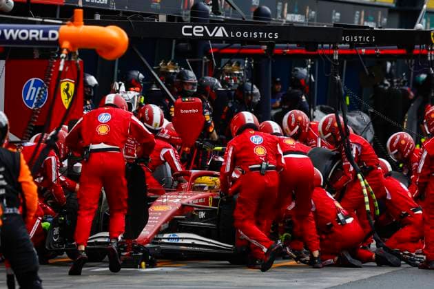 44 Lewis Hamilton (GBR, Scuderia Ferrari HP), F1 Grand Prix of Australia at Albert Park Grand Prix Circuit on March 16, 2025 in Melbourne, Australia. (Photo by HOCH ZWEI) Melbourne Australia