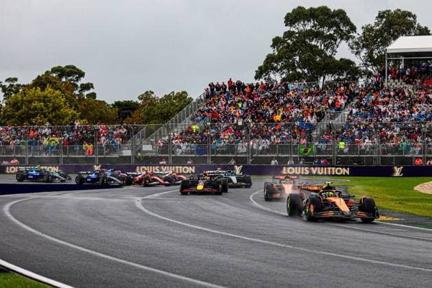 start of the race during the Race of Formula 1 Louis Vuitton Australian Grand Prix 2025; Albert Park, Melbourne, Australia, from March 14 to 16 2025  Copyright: xAlessioxDexMarco IPAxSportx xipa-agency.netx xx IPA_55399156 IPA_Agency_IPA55399156