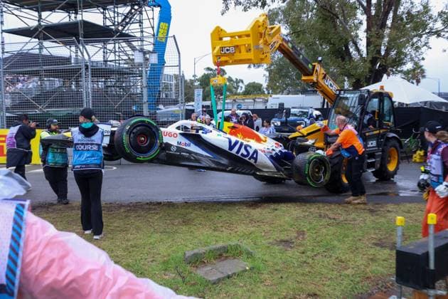 Isack Hadjar (FRA) VCARB 02 RBPT Honda during the Race of Formula 1 Louis Vuitton Australian Grand Prix 2025; Albert Park, Melbourne, Australia, from March 14 to 16 2025  Copyright: xAlessioxDexMarco IPAxSportx xipa-agency.netx xx IPA_55399170 IPA_Agency_IPA55399170