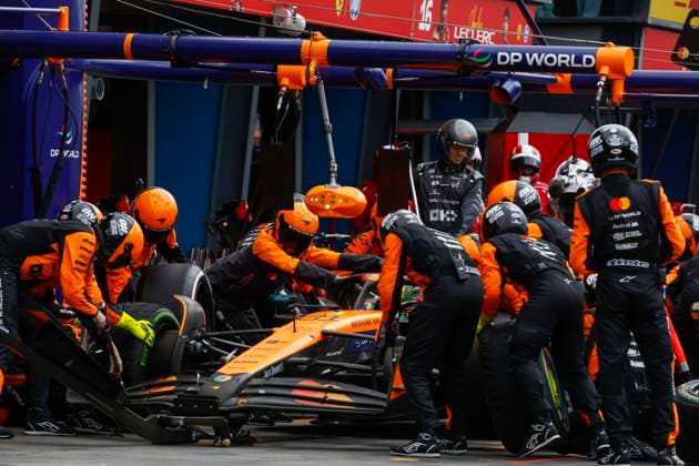 81 Oscar Piastri (AUS, McLaren F1 Team), F1 Grand Prix of Australia at Albert Park Grand Prix Circuit on March 16, 2025 in Melbourne, Australia. (Photo by HOCH ZWEI) Melbourne Australia
