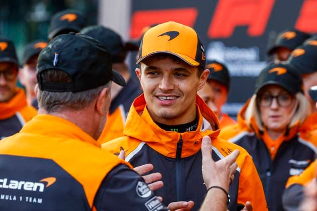 Zak Brown (USA, McLaren Formula 1 Team), 4 Lando Norris (GBR, McLaren F1 Team), F1 Grand Prix of Australia at Albert Park Grand Prix Circuit on March 16, 2025 in Melbourne, Australia. (Photo by HOCH ZWEI) Melbourne Australia