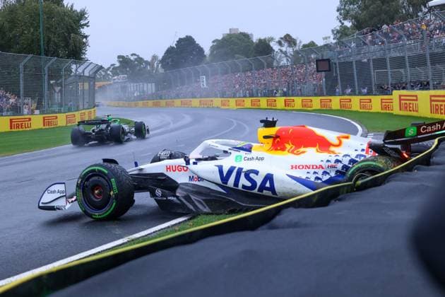 MOTORI - Formula 1 - FORMULA 1 LOUIS VUITTON AUSTRALIAN GRAND PRIX 2025 - Race Isack Hadjar (FRA) VCARB 02 RBPT Honda during the Race of Formula 1 Louis Vuitton Australian Grand Prix 2025; Albert Park, Melbourne, Australia, from March 14 to 16 2025 Australia Australia  Copyright: xIPAxSport ABACAx