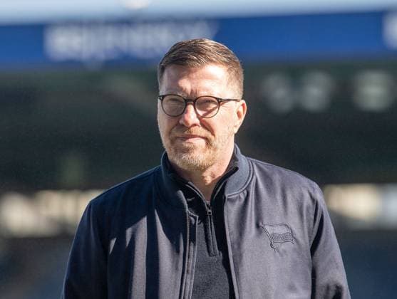Fussball, Herren, Saison 2024 2025, 2. Bundesliga (26. Spieltag), Eintracht Braunschweig - Hertha BSC, Direktor Akademie Lizenzbereich Andreas Zecke Neuendorf (Hertha BSC), 16.03. 2025,