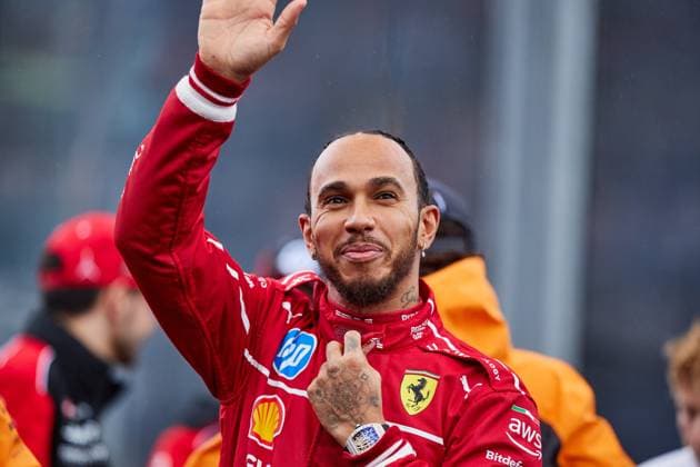 15.05.2025, xrarjax, Motorsport FIA Formel 1, Großer Preis von Australien 2025 v.l. Lewis Hamilton (Ferrari) Startnummer 44 (FIA REGULATIONS PROHIBIT ANY USE OF PHOTOGRAPHS as IMAGE SEQUENCES and or QUASI-VIDEO) Melbourne