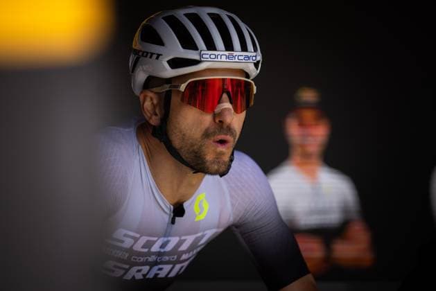 Biker Nino Schurter at the start of the opening prologue of the seven-day Cape Epic pairs mountain bike stage race in South Africa, March 16, 2025. (CTKxPhoto MichalxCerveny) CTKPhotoF202503160022901  CTKPhotoF202503160022901
