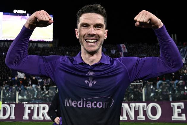 Sport Themen der Woche KW11 Sport Bilder des Tages Fußball, AC Florenz - Juventus Turin Mp Firenze 16 03 2025 - campionato di calcio serie A Fiorentina-Juventus foto Matteo Papini Image nella foto: Robin Gosens 