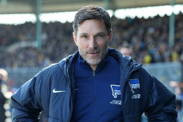 16.03.2025, xtgx, Fussball 2. Bundesliga, Eintracht Braunschweig - Hertha BSC Berlin emspor, v.l. Stefan Leitl (Hertha, Trainer) Portrait, Portraet, Einzelbild (DFL DFB REGULATIONS PROHIBIT ANY USE OF PHOTOGRAPHS as IMAGE SEQUENCES and or QUASI-VIDEO) Braunschweig