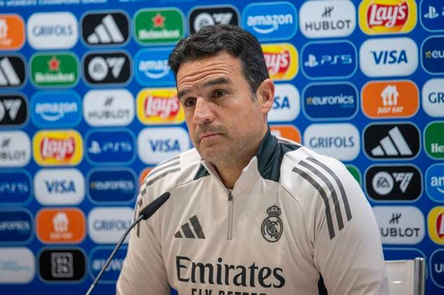 March 17, 2025, Madrid, Madrid, Spain: ALBERTO TORIL in the press conference, PK, Pressekonferenz prior to the Women s Champions League match Real Madrid Femenino - Arsenal, at stadium Alfredo Di Stefano, Spains, 03 17 25. Madrid Spain - ZUMAc312 0807316139st Copyright: xOscarxManuelxSanchezx
