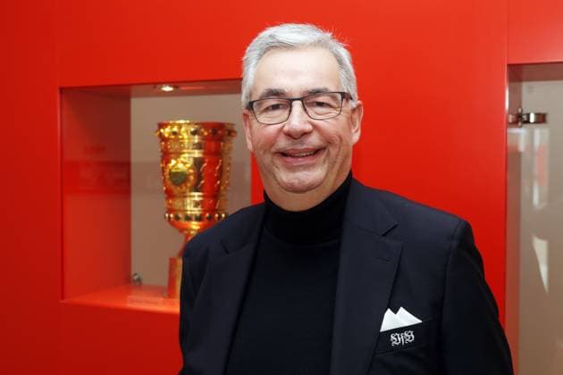 28.02.25 VfB Stuttgart Allgaier Deutschland, Stuttgart, 28.02.2025, Fussball, Bundesliga, VfB Stuttgart: Dietmar Allgaier (Präsident).