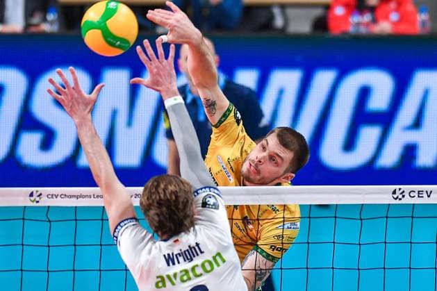 2025.03.18 Sosnowiec Siatkowka Mezczyzn CEV Liga Mistrzow Sezon 2024 2025 Warta Zawiercie - SVG Luneburg N z Bartosz Kwolek Foto Marcin Bulanda PressFocus 2025.03.18 Sosnowiec Volleyball Men CEV Champions League Season 2024 2025 Warta Zawiercie - SVG Luneburg Bartosz Kwolek Credit: Marcin Bulanda PressFocus NEWSPIX.PL --- newspix.pl 