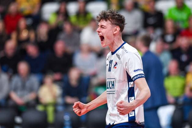 2025.03.18 Sosnowiec Siatkowka Mezczyzn CEV Liga Mistrzow Sezon 2024 2025 Warta Zawiercie - SVG Luneburg N z Neo Laumann, radosc Foto Marcin Bulanda PressFocus 2025.03.18 Sosnowiec Volleyball Men CEV Champions League Season 2024 2025 Warta Zawiercie - SVG Luneburg Neo Laumann, radosc Credit: Marcin Bulanda PressFocus NEWSPIX.PL --- newspix.pl 