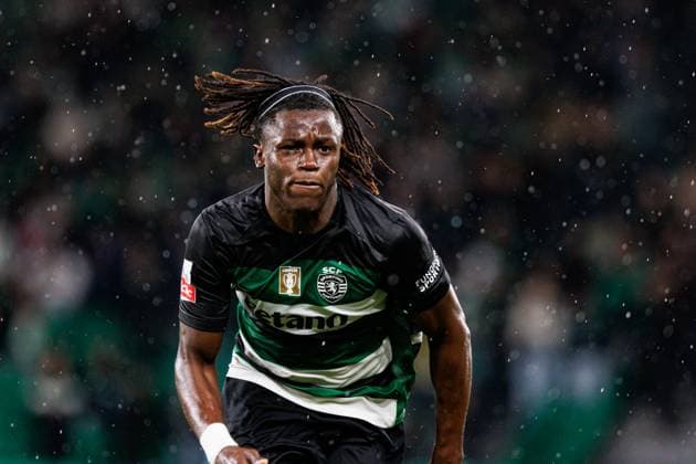 Geovany Quenda seen during Liga Portugal game between teams of Sporting CP and FC Famalicao at Estadio Jose Alvalade (Maciej Rogowski) Lisbon Estadio Jose Alvalade Portugal Copyright: xMaciejxRogowskix scpfamalicao2425-109