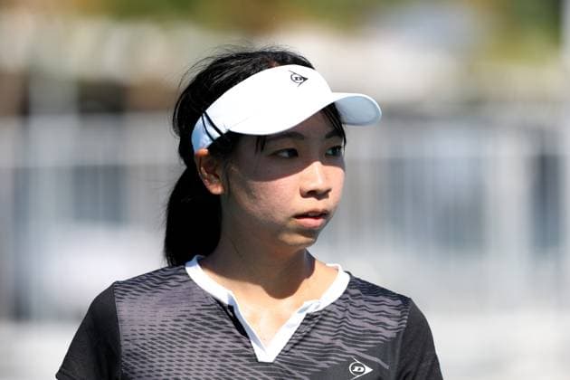 March 18, 2025, Miami Gardens, Florida, United States Of America: MIAMI GARDENS, FLORIDA - MARCH 18: Lauren Davis of the United States defeats Aoi Ito of Japan on Day 1 of the Miami Open at Hard Rock Stadium on March 18, 2025 in Miami Gardens, Florida....People: Aoi Ito Miami Open 2025 - Day 1  - ZUMAs214 20250318_ada_s214_063 Copyright: xSMGx