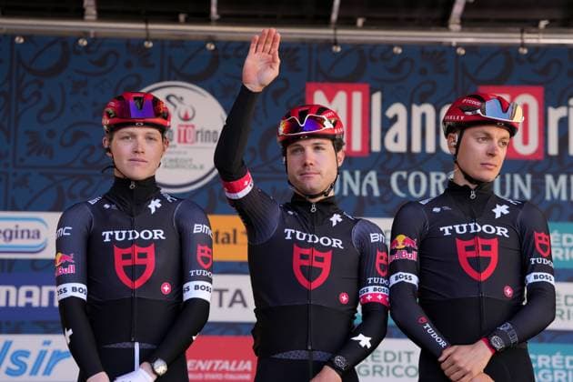 Hirschi Marc Of Tudor Pro Cycling Team during the men s elite race of the Milano-Torino one day cycling race (174km) from Rho to Torino (Superga) - North West Italy- Wednesday, March 19, 2025. - cycling .  Copyright: xGianxMattiaxD Alberto LaPressex