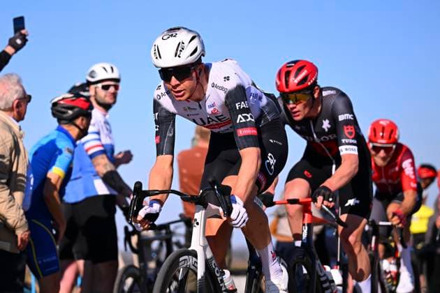Danilith Nokere Koerse 2025 cycling race NOKERE, BELGIUM - MARCH 19 : Vermeersch Florian (BEL) of UAE Team Emirates during the Men Elite UCI 1.Pro 78th Danilith Nokere Koerse cycling race with start in Deinze and finish in Nokere (188,2 km) on March 19, 2025 in Nokere, Belgium, 19 03 2025 ( Motordriver Rodrique Verfaillie & Nokere Belgium  Copyright: xTomasxSiskx