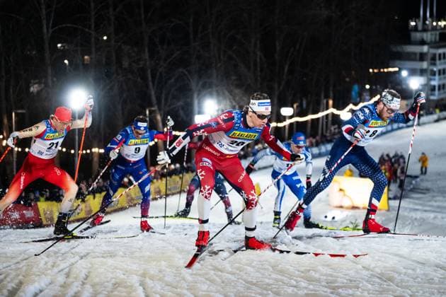 Sport Themen der Woche KW12 Sport Bilder des Tages 250319 Noe Naeff of Switzerland, Jules Chappaz of France, Ansgar Evensen of Norway and Ben Ogden of USA compete in the Men s sprint quarter final during the FIS Cross-Country World Cup on March 19, 2025 in Tallin. Photo: Kalle Parkkinen BILDBYRAN COP 211 KP0078 skidor cross-country skiing langrenn världscupen fis cross country world cup sprint fis cross-country world cup bbeng *** 250319 Noe Naeff of Switzerland, Jules Chappaz of France, Ansgar Evensen of Norway and Ben Ogden of USA compete in the Men s sprint quarter final during the FIS Cross Country World Cup on March 19, 2025 in Tallin Photo Kalle Parkkinen BILDBYRAN COP 211 KP0078 skidor cross country skiing langrenn världscupen fis cross country world cup sprint fis cross country world cup bbeng  Copyright: KALLExPARKKINEN BB250319BB434