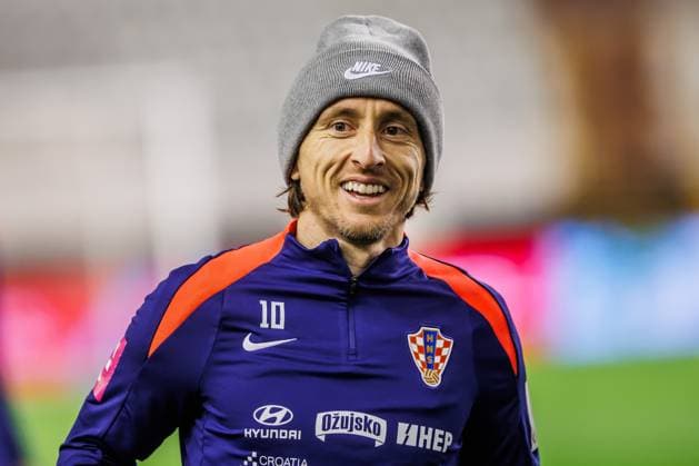 Sport Bilder des Tages Training session of Croatia s National Football Team - Day 3 Croatia s Luka Modric during training session of Croatia s National Football Team at Poljud Stadium on March 19, 2025 in Split, Croatia. Croatia will play UEFA League of Nations match against France on March 20.  ZvonimirxBarisin PIXSELL