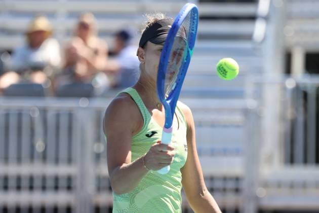 Miami Open 2025 Magda Linette during Miami Open 2025 match in Miami USA on 18 March 2025. Miami USA  Copyright: xFotoxOlimpikx originalFilename:jastrzebowski-miamiope250319_npxlM.jpg