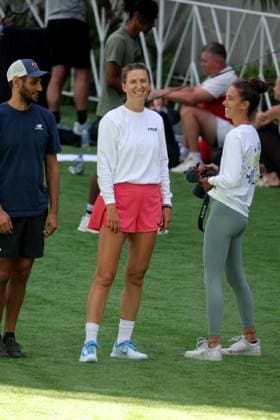 March 19, 2025, Miami Gardens, Florida, United States Of America: MIAMI GARDENS, FLORIDA - MARCH 19: Victoria Azarenka Tournament Director day 2 at the Miami Open at the Hard Rock Stadium on March 19, 2025 in Miami Gardens, Florida. ...People: Victoria Azarenka Miami Open 2025 - Day 2  - ZUMAs214 20250319_ada_s214_206 Copyright: xSMGx