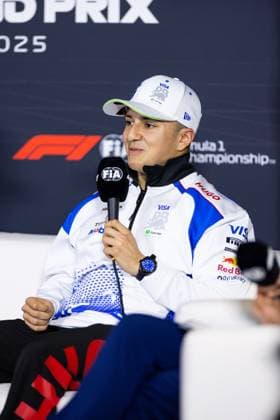F1 - CHINESE GRAND PRIX 2025 HADJAR Isack (fra), Visa Cash App RB F1 Team VCARB02, portrait, press conference, PK, Pressekonferenz during the Formula 1 Heineken Chinese Grand Prix 2025, 2nd round of the 2025 FIA Formula One World Championship, WM, Weltmeisterschaft from March 21 to 23, 2025 on the Shanghai International Circuit, in Shanghai, China - ShanghaiChina Copyright: xJavierxJimenezx