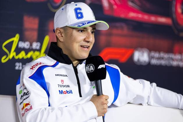 F1 - CHINESE GRAND PRIX 2025 HADJAR Isack (fra), Visa Cash App RB F1 Team VCARB02, portrait, press conference, PK, Pressekonferenz during the Formula 1 Heineken Chinese Grand Prix 2025, 2nd round of the 2025 FIA Formula One World Championship, WM, Weltmeisterschaft from March 21 to 23, 2025 on the Shanghai International Circuit, in Shanghai, China - ShanghaiChina Copyright: xJavierxJimenezx