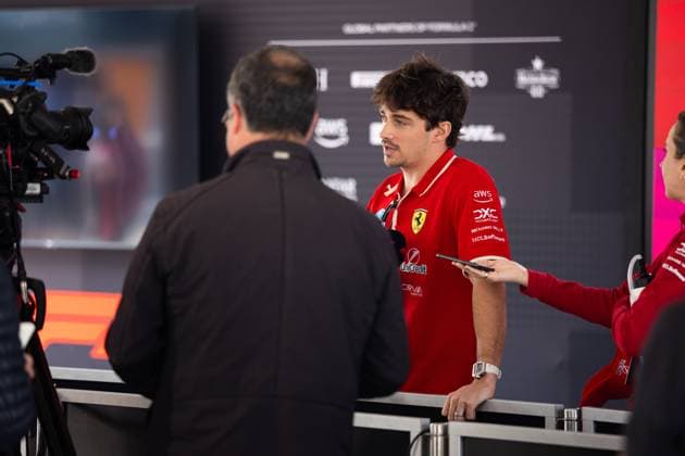 F1 - CHINESE GRAND PRIX 2025 LECLERC Charles (mco), Scuderia Ferrari SF-25, portrait during the Formula 1 Heineken Chinese Grand Prix 2025, 2nd round of the 2025 FIA Formula One World Championship, WM, Weltmeisterschaft from March 21 to 23, 2025 on the Shanghai International Circuit, in Shanghai, China - ShanghaiChina  Copyright: xJavierxJimenezx