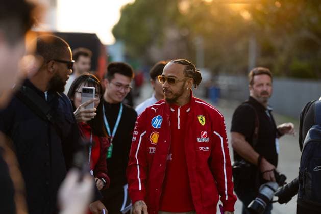 F1 - CHINESE GRAND PRIX 2025 HAMILTON Lewis (gbr), Scuderia Ferrari SF-25, portrait during the Formula 1 Heineken Chinese Grand Prix 2025, 2nd round of the 2025 FIA Formula One World Championship, WM, Weltmeisterschaft from March 21 to 23, 2025 on the Shanghai International Circuit, in Shanghai, China - ShanghaiChina  Copyright: xJavierxJimenezx