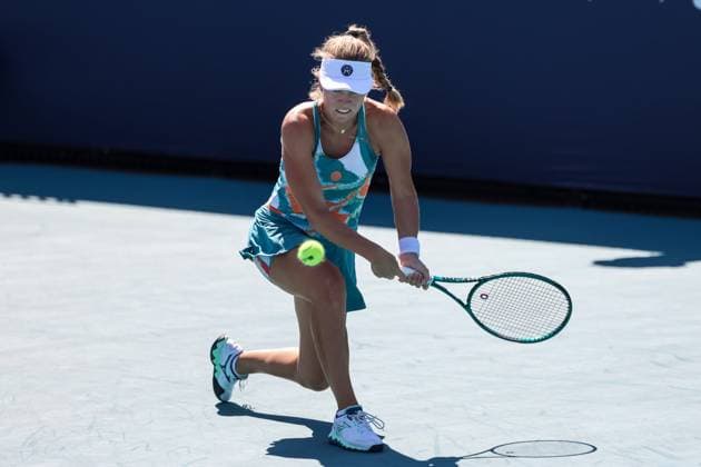 Miami Open 2025 Magdalena Frech during Miami Open tennis tournament in Miami USA on 20 March 2025. Miami USA  Copyright: xFotoxOlimpikx originalFilename:jastrzebowski-miamiope250320_npvH2.jpg