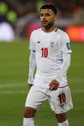 TEHRAN, IRAN - 20 March 2025 - Mehdi Ghayedi of Iran during the FIFA World Cup, WM, Weltmeisterschaft, Fussball 2026 Qualification AFC, Group A round 7 match between Iran and UAE, United Arabic Emirates national football team at Azadi Stadium in Tehran, Iran Iran v UAE - FIFA World Cup 2026 Qualification AFC, Group A, round 7 match. Copyright: xSoccerxImagesx