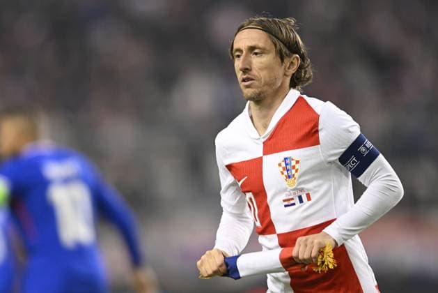 Split, 200325. Poljud Stadium. First football match of the quarter-finals of the League of Nations, Croatia - France. In the photo: Luka Modric. Photo: Tom Dubravec CROPIX Split Hrvatska Copyright: xxTomxDubravecx td-hrvatska_francuska3-200325