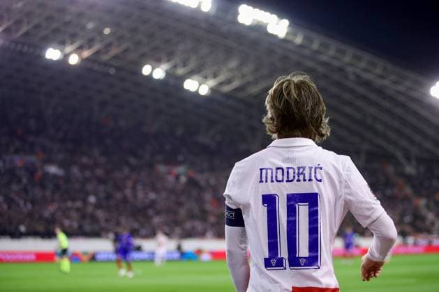 Croatia v France - UEFA Nations League Quarterfinal Leg One SPLIT, CROATIA - MARCH 20: Luka Modric of Croatia during the UEFA Nations League quarterfinal leg one match between Croatia and France at Stadion Poljud on March 20, 2025 in Split, Croatia.  SimexZelic PIXSELL