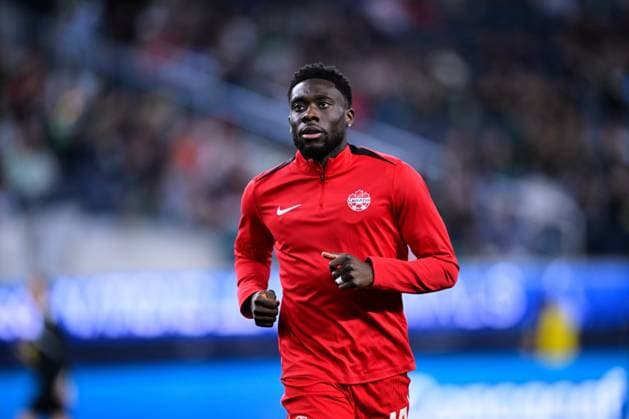 RECORD DATE NOT STATED IV CONCACAF NATIONS LEAGUE 2024-2025 Canada vs Mexico Alphonso Davies of Canada during the Semifinal match between Canada and Mexican national team, Nationalteam (Mexico) as part Final Four of the Concacaf Nations League 2024-2025 at SoFi Stadium on March 20, 2025 in Inglewood, Los Angeles, California, United States. INGLEWOOD LOS ANGELES CALIFORNIA UNITED STATES  Copyright: xJorgexMartinezx 20250320201300_CNL_2025_SF_CAN_MEX_DAVIES57