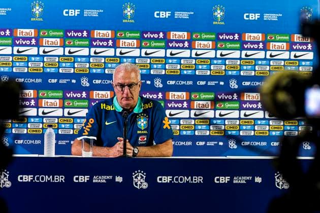 Match between brazil and colomba for the world cup qualifiers in brasilia Brasilia (df), 03 20 2025 - qualifiers 2026 world cup brazil colombia - coach dorival jr in a press conference, PK, Pressekonferenz called the match between the brazilian team and the colombian team, for the 13th round of the world cup qualifiers at the brb mane garrincha arena, this thursday night, march 20, 2025. (Foto: Pedro Paulo Diaz Thenews2 imago images)  Copyright: xPedroxPauloxDiazx